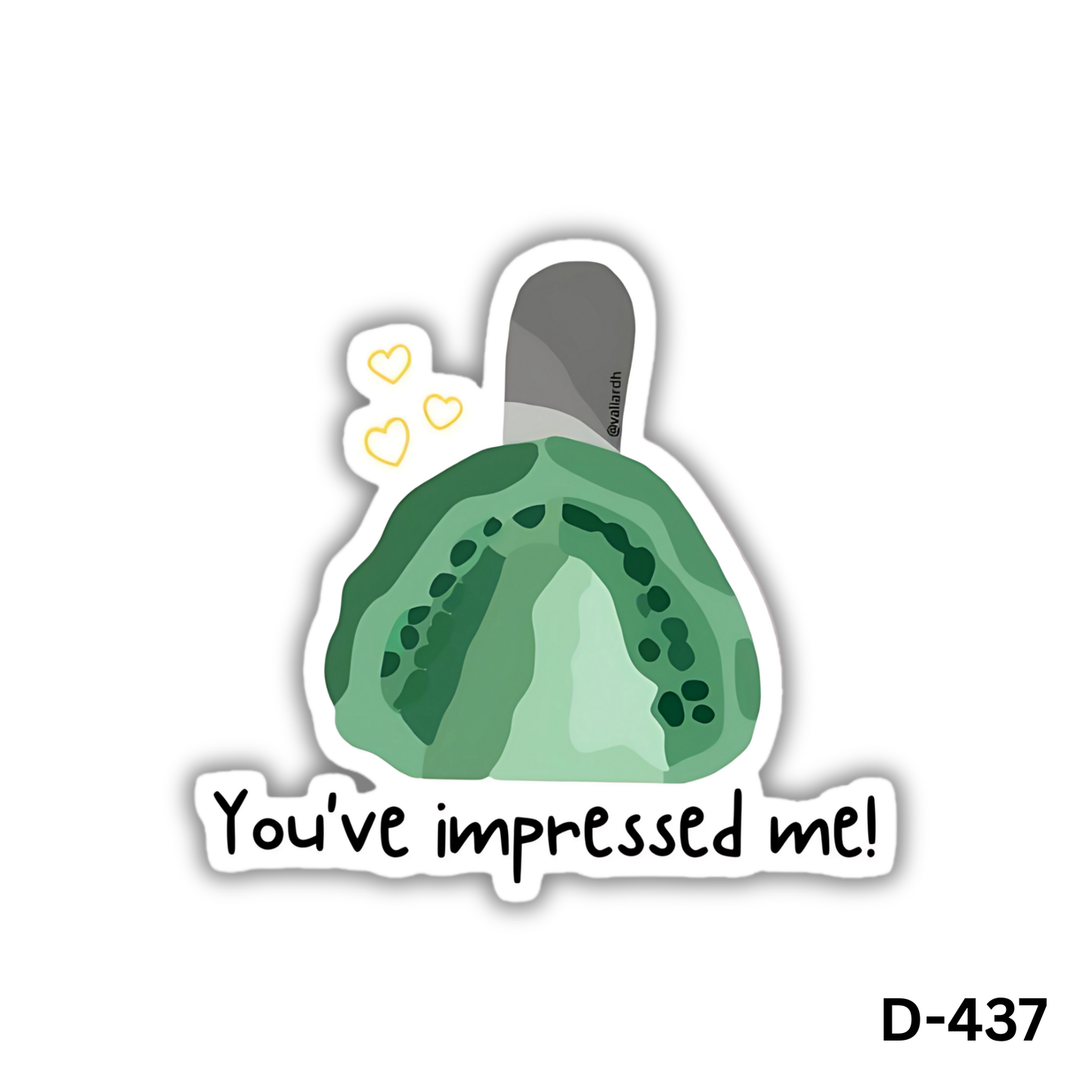 You've impresses me! sticker(D-437)