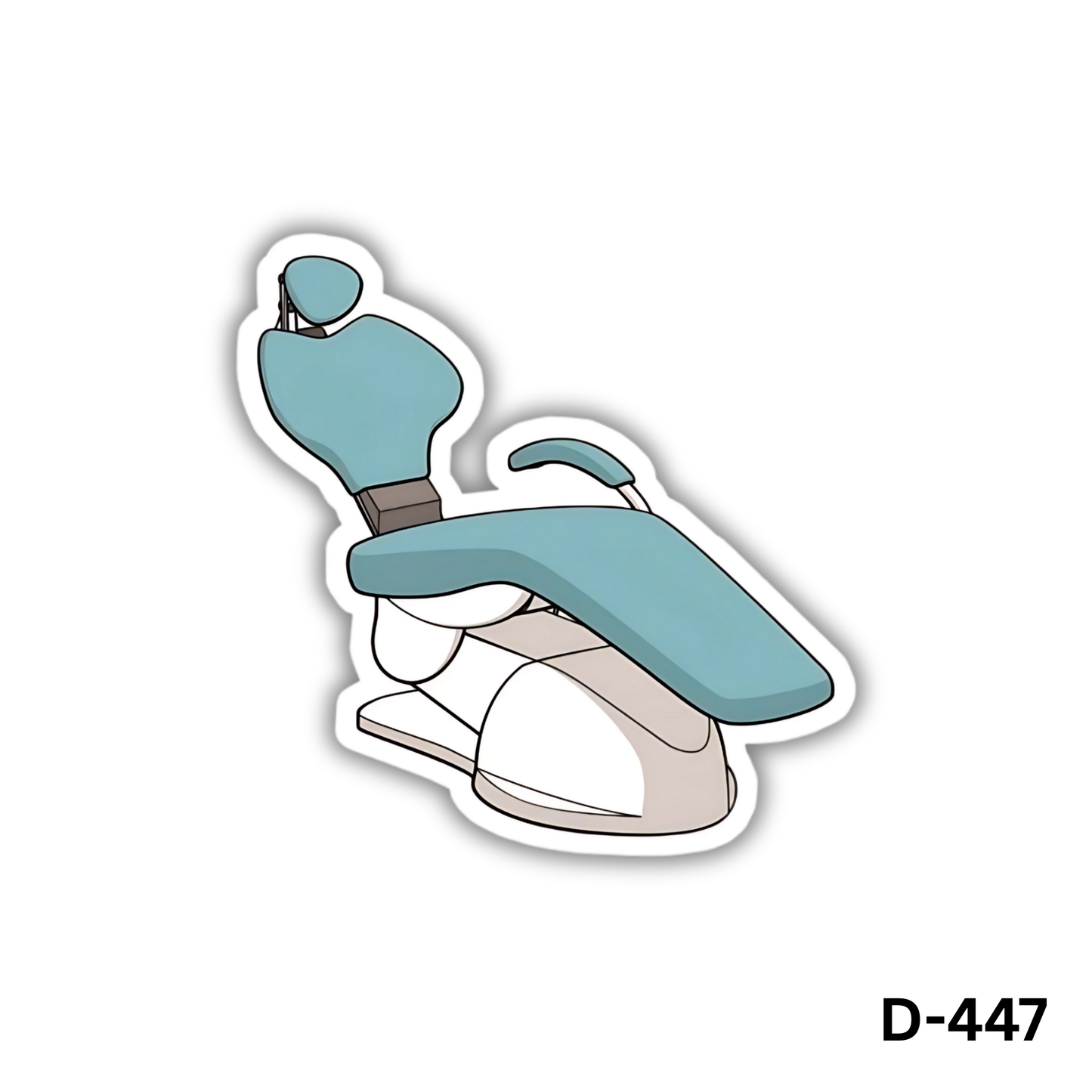 Dental Chair sticker(D-447)