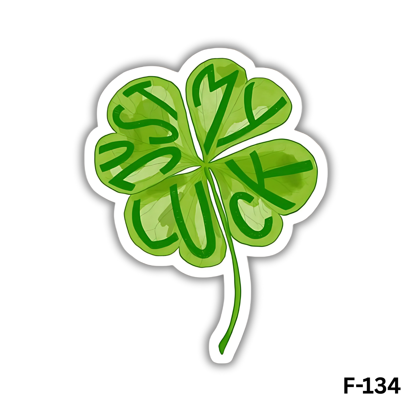 Four leaf clover sticker(F-134)
