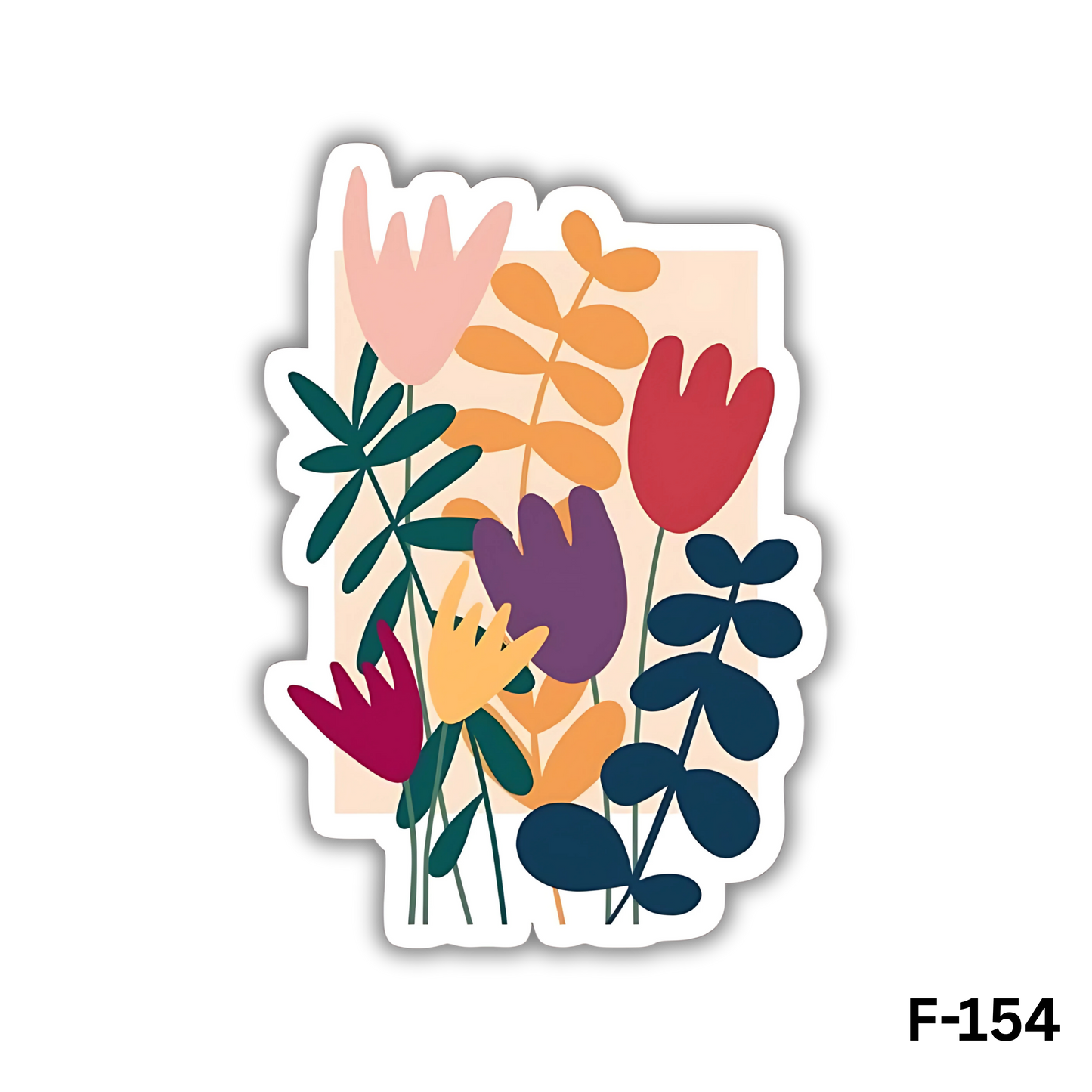 Abstract Flower Market Illustration(F-154)