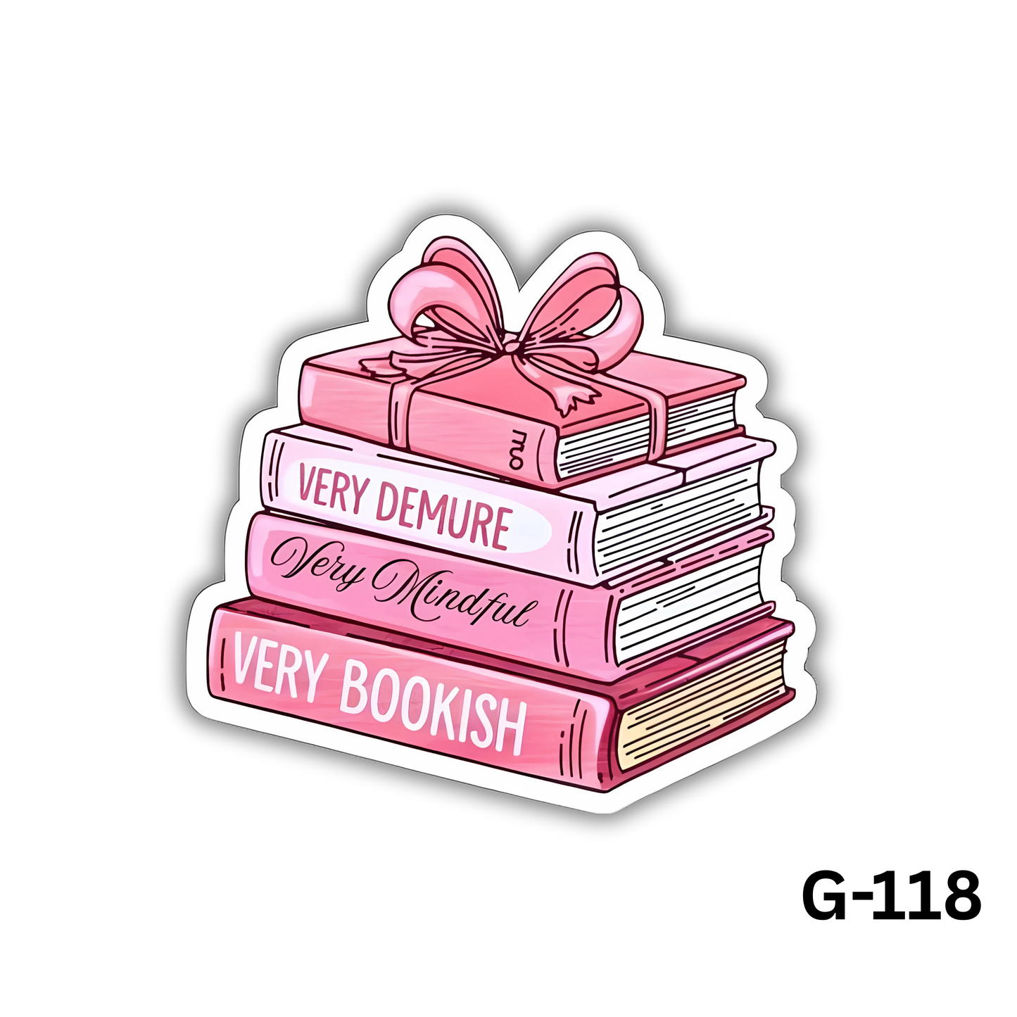 Very Demure Bookish Sticker(G-118)