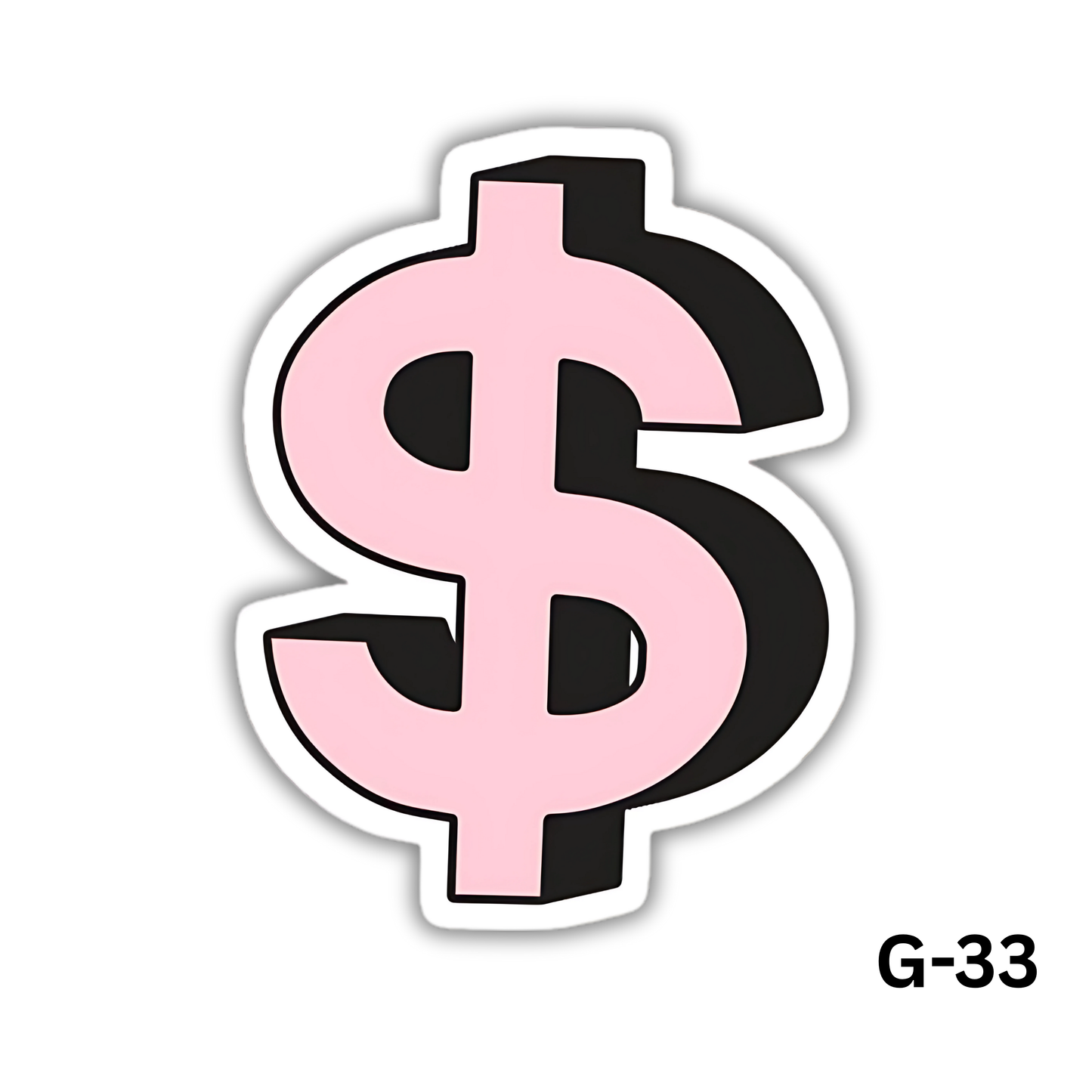 Pink Dollar Sign(G-33)