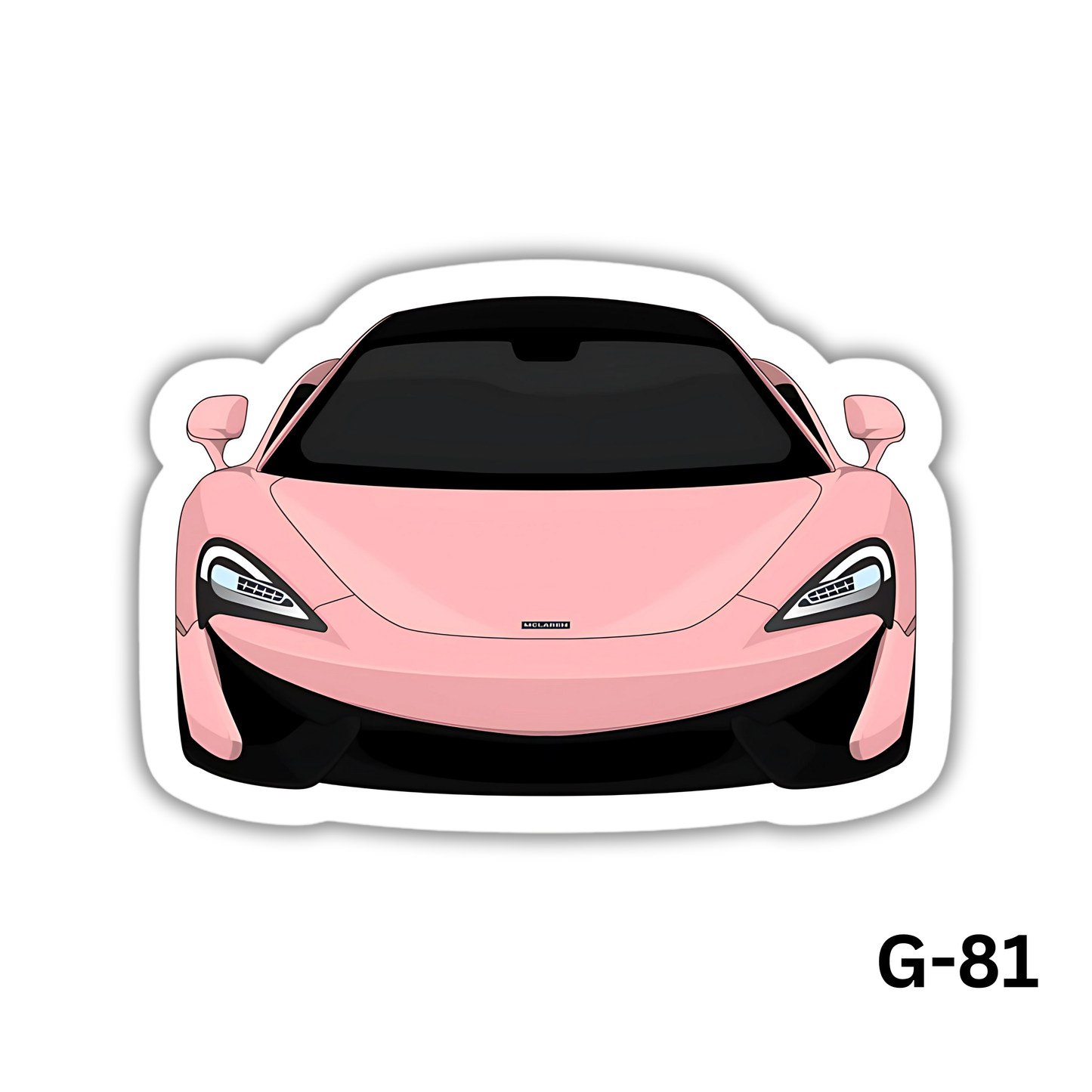 Mclaren 570s Pink Sticker(G-81)