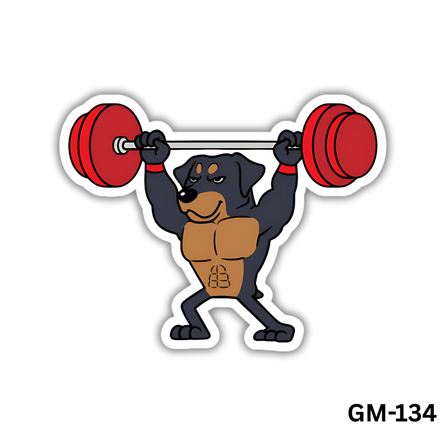 Rottweiler Dog Lifting Barbell (GM-134)