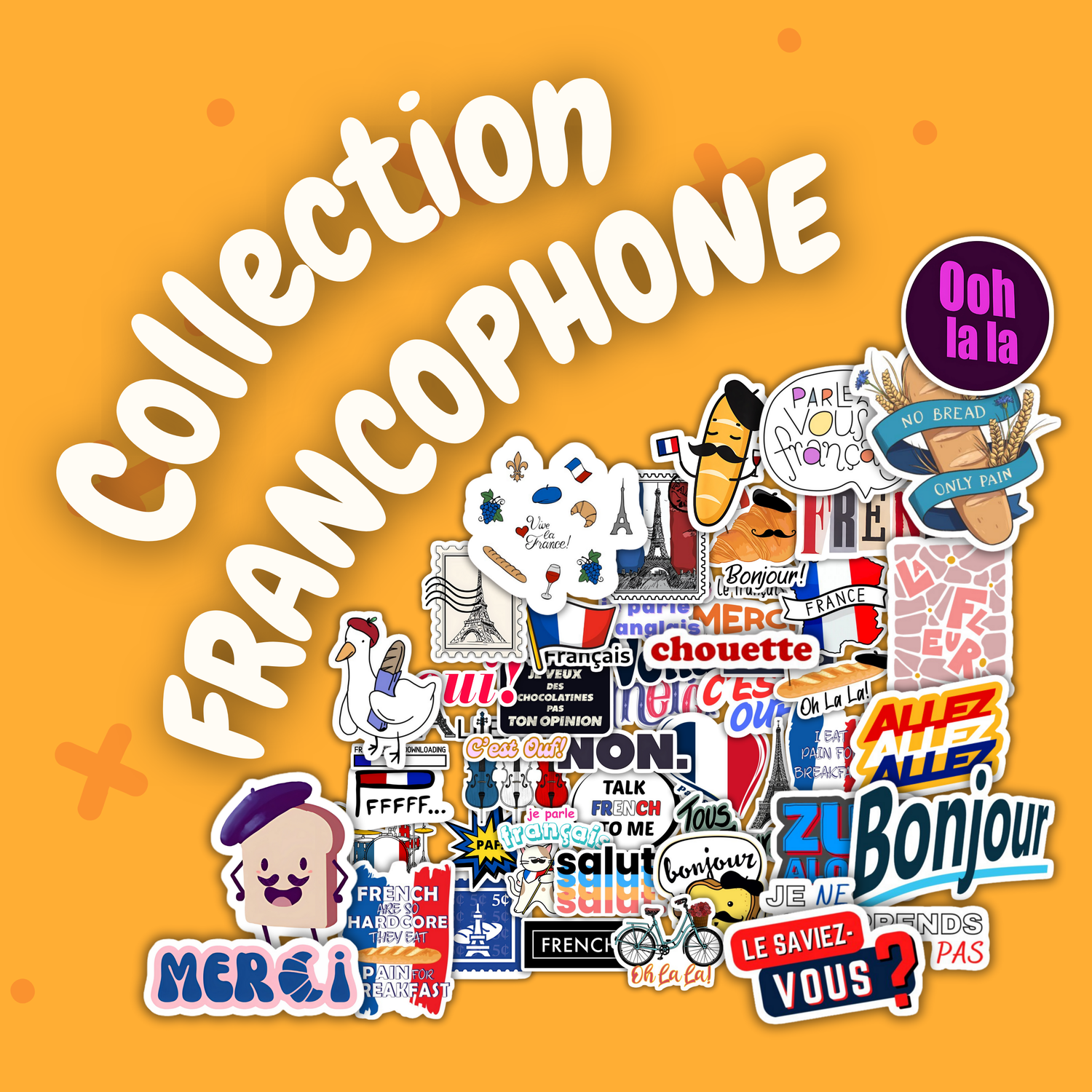 Francophone Stickers
