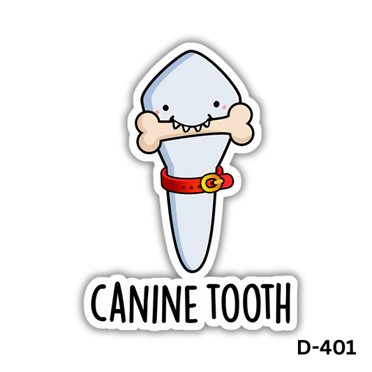 CANINE TOOTH sticker(D-401)