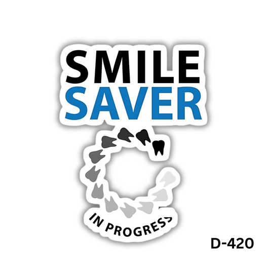 SMILE SAVER IN PROGRESS sticker(D-420)