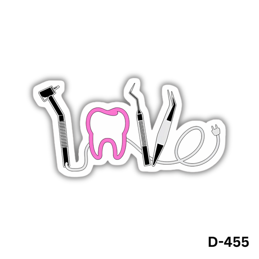 Dental Instruments sticker(D-455)