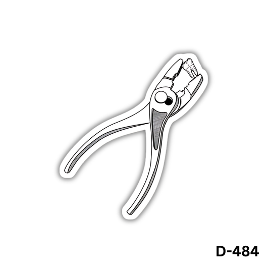 Dental Pliers sticker(D-484)