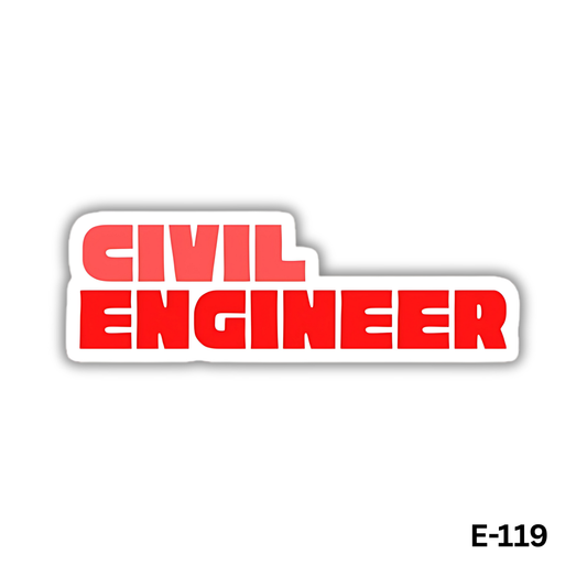 Civil Engineer Sticker (E-119)