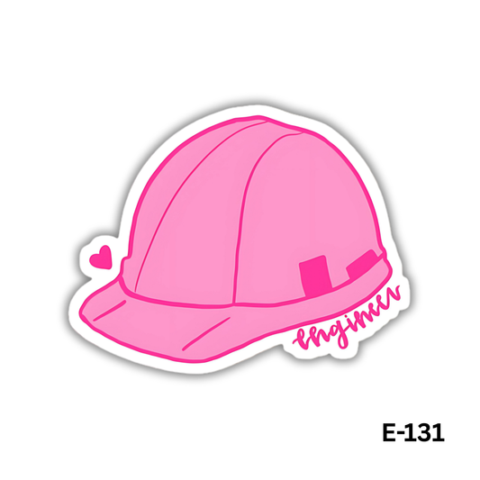 Pink Engineer Hard Hat (E-131)