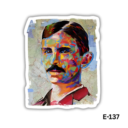 Nikola Tesla Sticker (E-137)
