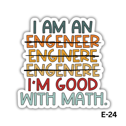 Engineering Sticker (E-24)