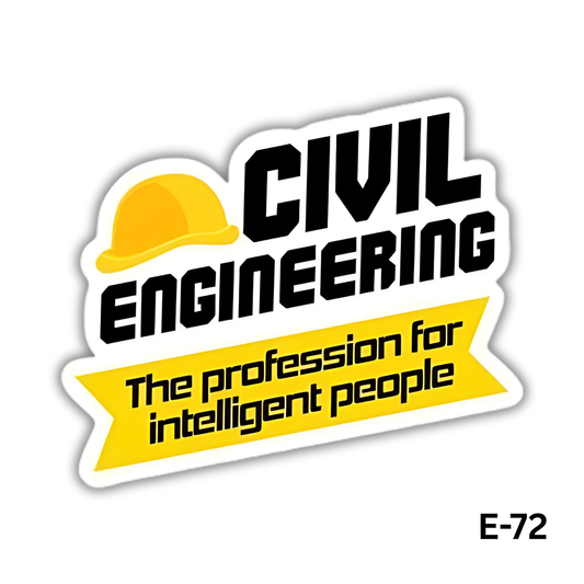 CIVIL ENGINEERING sticker(E-72)