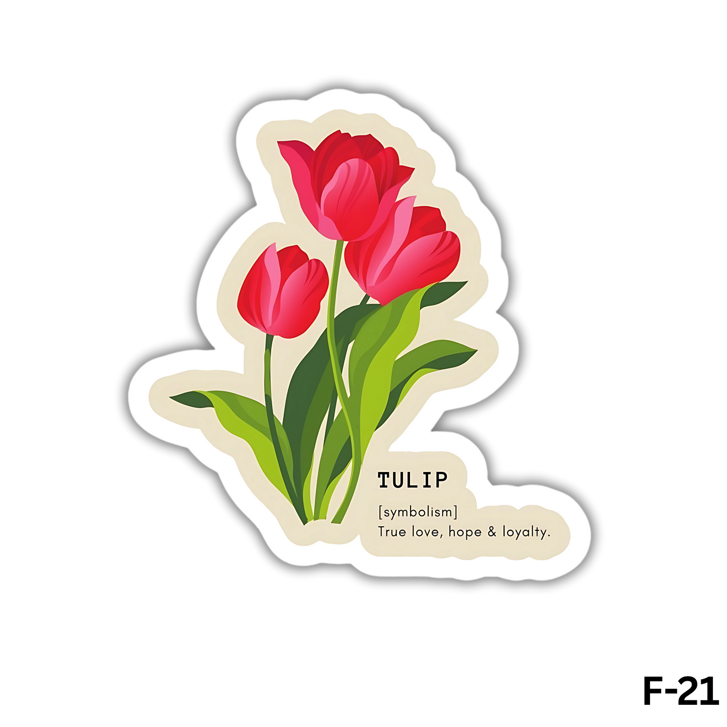 Red Tulip Flowers(F-21)