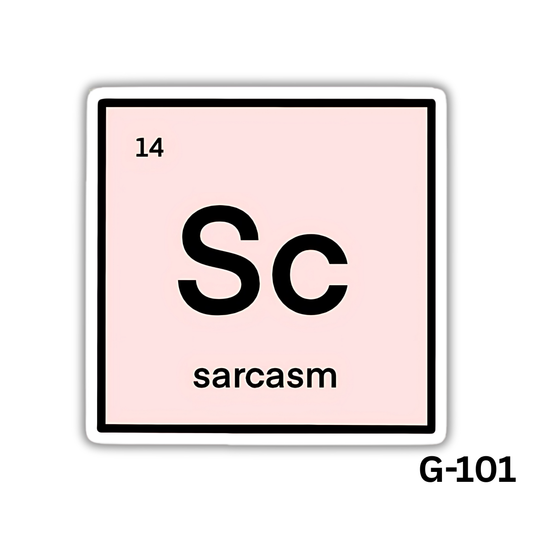Element of Sarcasm Sticker(G-101)