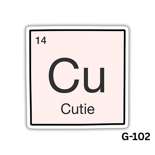 Cutie Periodic Table Element(G-102)