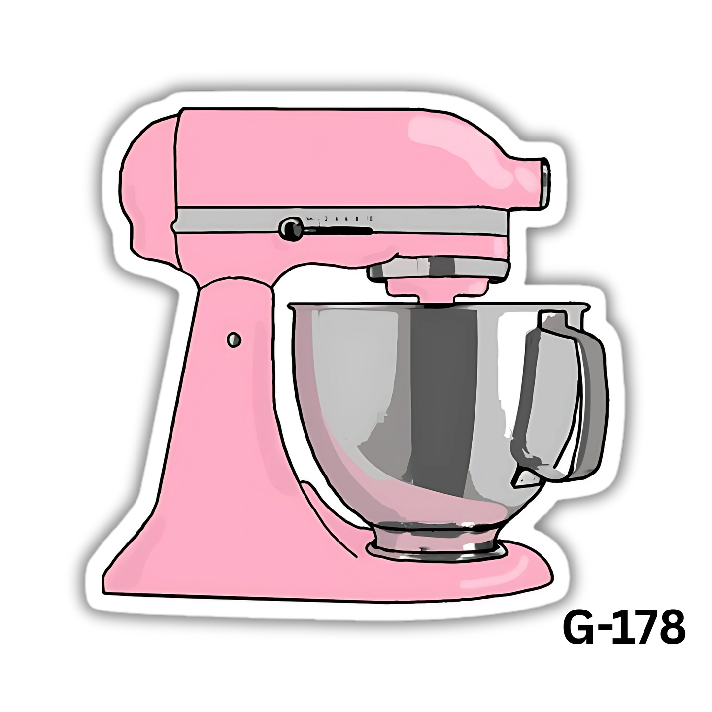 Pink Kitchen Aid Mixer Drawing(G-178)