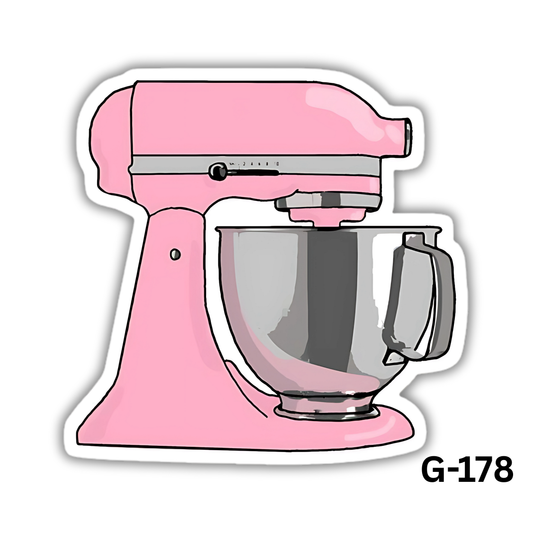 Pink Kitchen Aid Mixer Drawing(G-178)