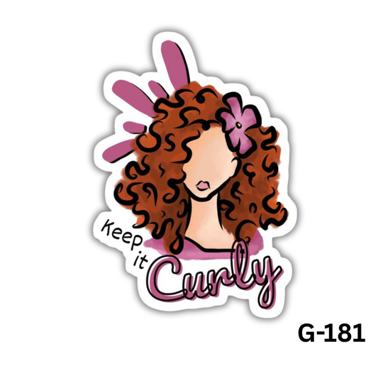 Keep it Curly -Red(G-181)