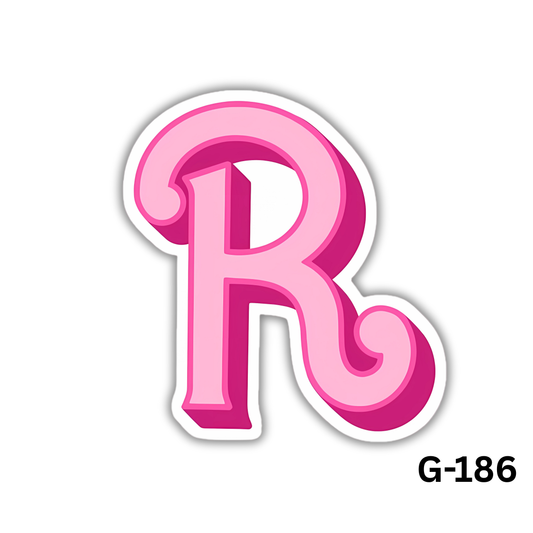 Pink Letter-R(G-186)