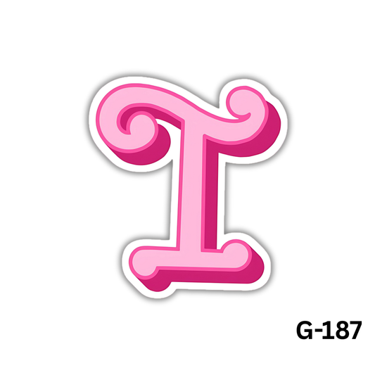 Pink Letter-I(G-187)