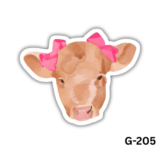 Cute Brown Cow(G-205)
