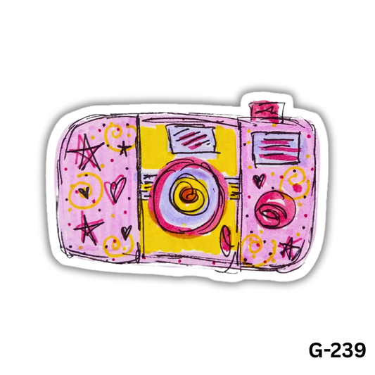 Pink Polaroid Camera (G-239)