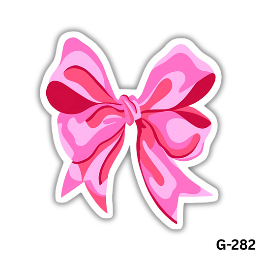 Pink bow(G-282)