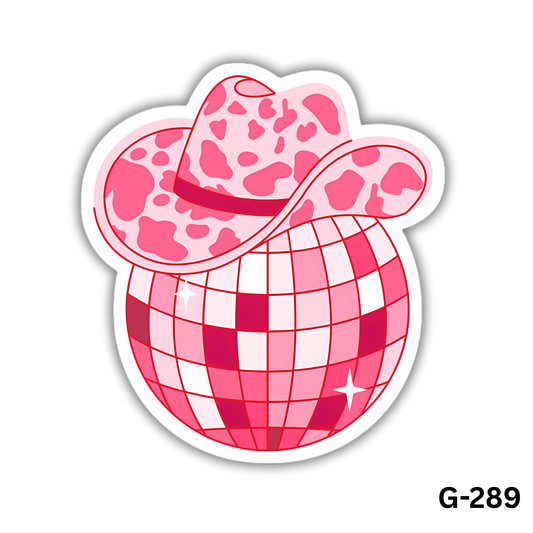 Disco Ball cowgirl hat(G-289)