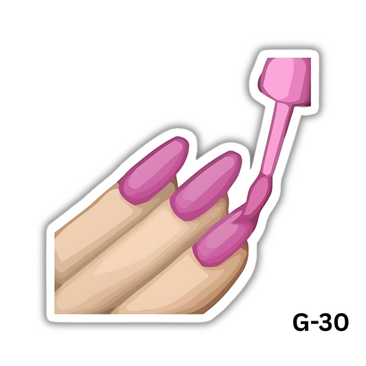 Nail Polish Emoji Sticker(G-30)