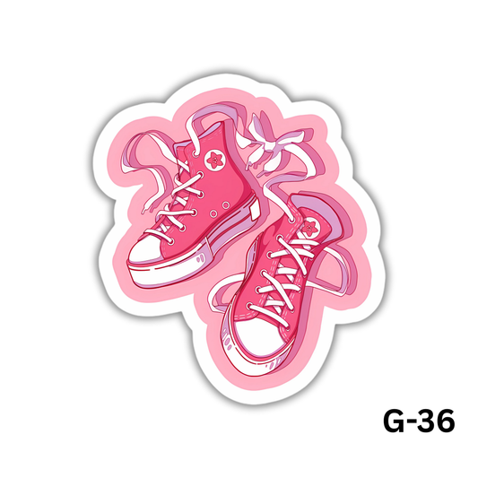 Cute Pink Shoes Sneakers(G-36)