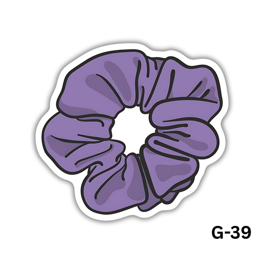 Purple Scrunchie Sticker(G-39)