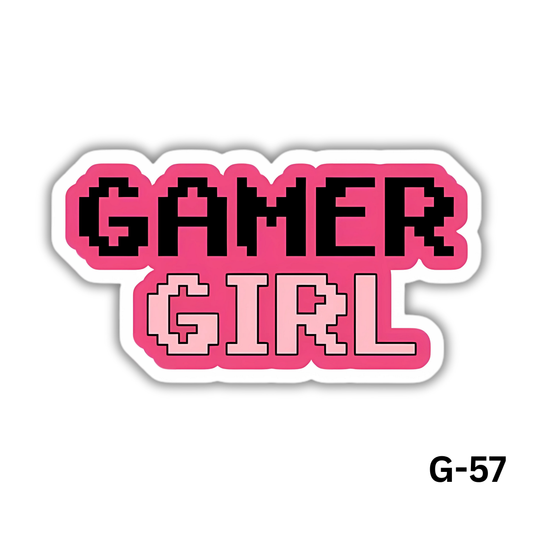 Gamer Girl Sticker(G-57)
