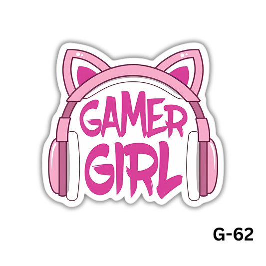 Gamer Girl Sticker (G-62)