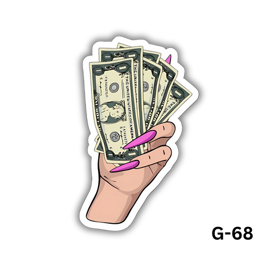 Money Girly Stickers(G-68)