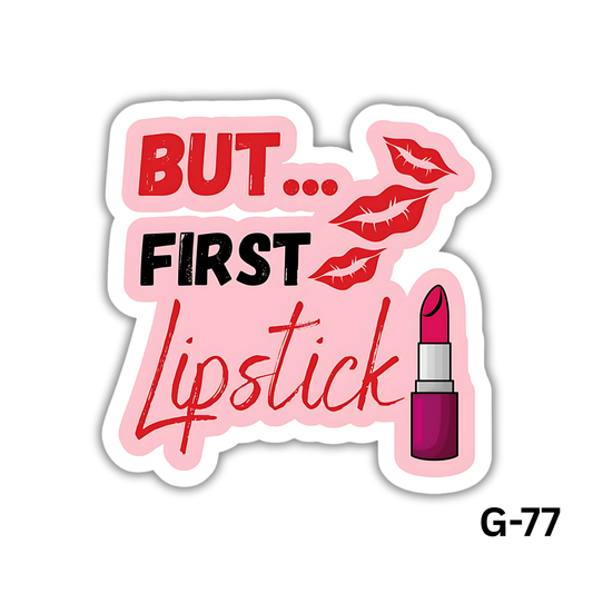 But First Lipstick Sticker(G-77)
