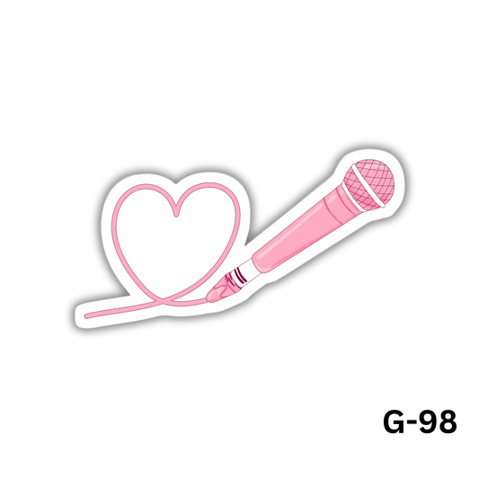 Pink Microphone(G-98)