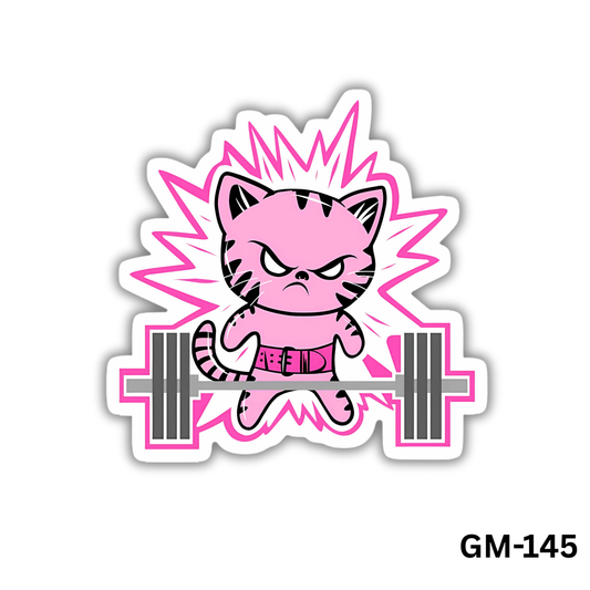 Kitty weightlifting (GM-145)