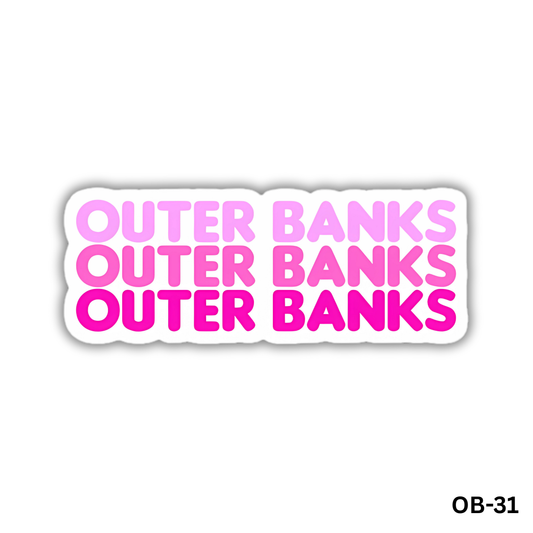 Outer Banks Pink fonts(OB-31)